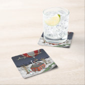 Santa's Hot Air Balloon Kartonnen Onderzetters (Insitu)