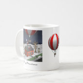 Santa's Hot Air Balloon Koffiemok (Voorkant links)