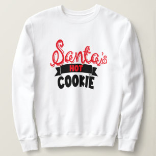 Santa's Hot Cookie Christmas Hoodie, Trui