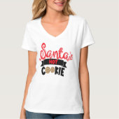 Santa's Hot Cookie Shirt - Leuke kerst Humor! (Voorkant)
