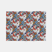 Santa's House Fleece Deken (Voorkant (Horizontaal))