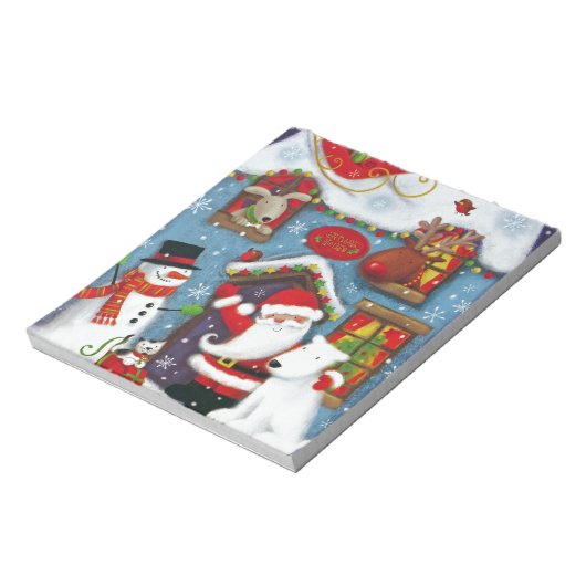 Santa's House Notitieblok (Linkerzijde)