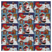 Santa's House Stof (Swatch)