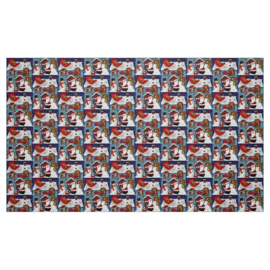 Santa's House Stof (Fat Quarter)
