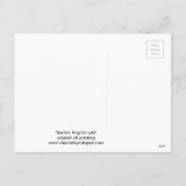 Santa's Hug for Lab art postcard Feestdagenkaart (Achterkant)