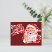 Santas Huge-pakket Feestdagenkaart (Staand voorkant)