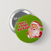Santas Huge-pakket Ronde Button 5,7 Cm (Voorkant /achterkant)