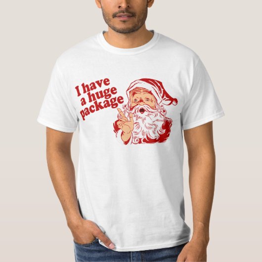 Santas Huge-pakket T-shirt (Voorkant)