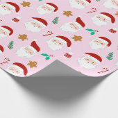 Santa's In Town beroemd gemaakt door Pink Cadeaupapier (Hoek)