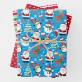 Santas Inpakpapier Vel (In situ)