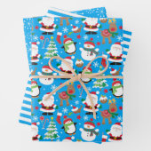 Santas Inpakpapier Vel (In situ)