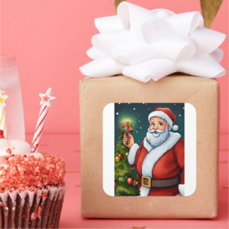 Santa's Jingle Bell Labels