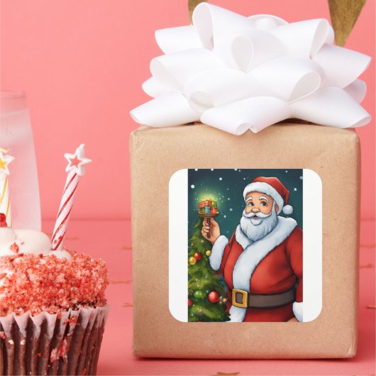 Santa's Jingle Bell Labels (Feest)