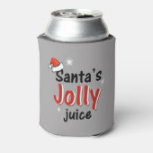 Santa's Jolly Juice Christmas Cheer Beer Blikjeskoeler (Blikje Achterkant)
