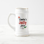Santa's Jolly Juice Kerstmis Cheer Beer Stein Bierpul (Links)