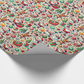 Santa's Jolly Wrapping Paper Cadeaupapier (Hoek)