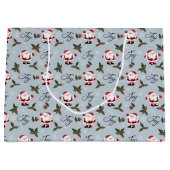 Santa's Joy en Holly Groot Cadeauzakje (Voorkant)