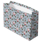 Santa's Joy en Holly Groot Cadeauzakje (Achterkant Gekanteld)