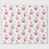 Santa's Jubilee Joy Cadeaupapier (Vlak)