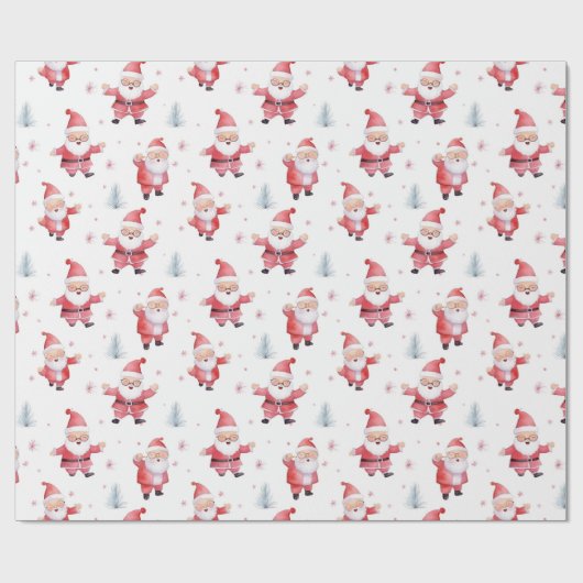 Santa's Jubilee Joy Cadeaupapier (Vlak)