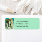 Santas Kerst Carriage Ride voor Angel  Etiket (Insitu)