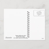 Santa's Kiss voor Chihuahua Dog Art Briefkaart (Achterkant)