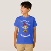Santa's kleine helper aangepast T-Shirt (Voorkant volledig)