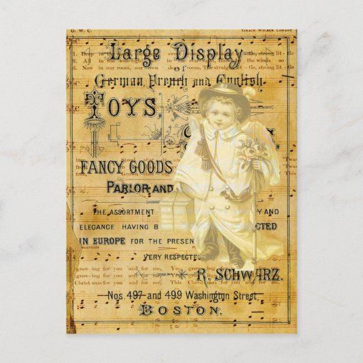 Santa's Kleine Helper Briefkaart (Voorkant)
