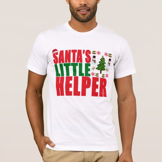 SANTA'S KLEINE HELPER CHRISTMAS ..png T-shirt (Voorkant)