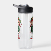 Santas Kleine Helper Elf Feestelijke Kerstmis Waterfles (Rechts)