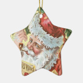 Santa's Kleine Helper Keramisch Ornament (Links)