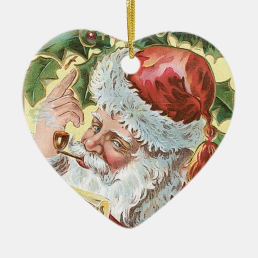 Santa's Kleine Helper Keramisch Ornament (Voorkant)