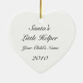 Santa's Kleine Helper Keramisch Ornament (Achterkant)