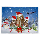 SANTA'S KLEINE HELPER LARGE CADEAUTASJE (Achterkant)