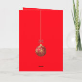 Santa's Kleine Helper Puppy Feestdagen Kaart (Achterkant)