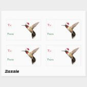 Santa's Kleine Helper Rechthoekige Sticker (Vel)