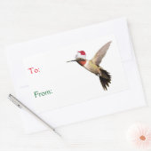 Santa's Kleine Helper Rechthoekige Sticker (Envelop)