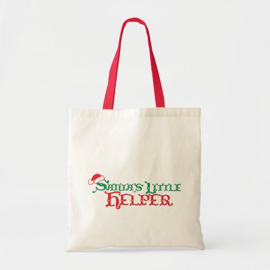 Santa's kleine helper rode seizoensgebonden boodsc tote bag (Voorkant)