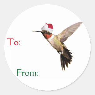 Santa's Kleine Helper Ronde Sticker