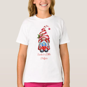 Santa's kleine Helper-rood-koepel T-shirt