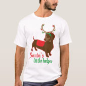 Santa's kleine helper T-Shirt (Voorkant)