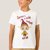 Santa's kleine helper T-Shirt (Voorkant)
