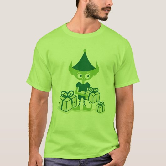Santa's Kleine Helper T-shirt (Voorkant)