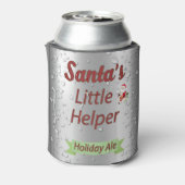 Santa's kleine helper zweten bier kan blikjeskoeler (Blikje Achterkant)
