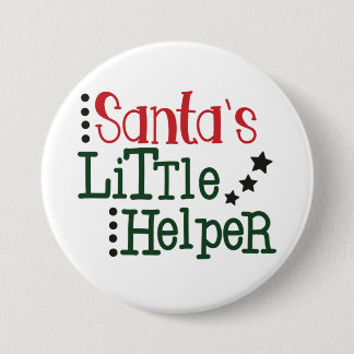 Santa's Kleine HelperButton Ronde Button 7,6 Cm