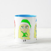 Santas kleine helpers mok (Midden)