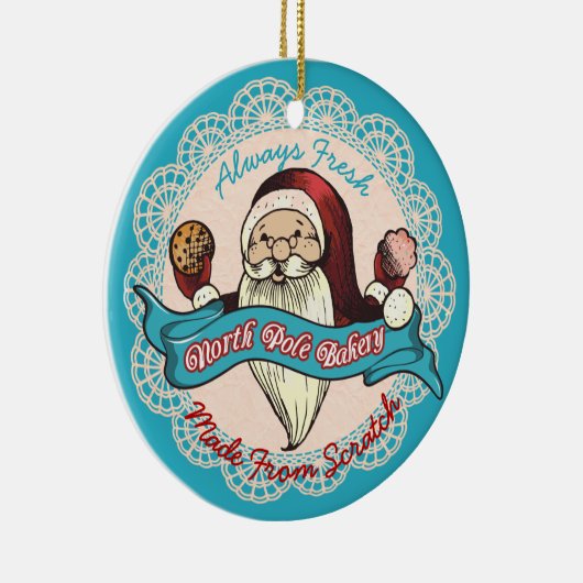Santas koekje bakkerij culinaire kerst ornament (Rechts)