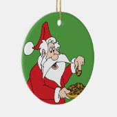Santa's koekjes keramisch ornament (Rechts)