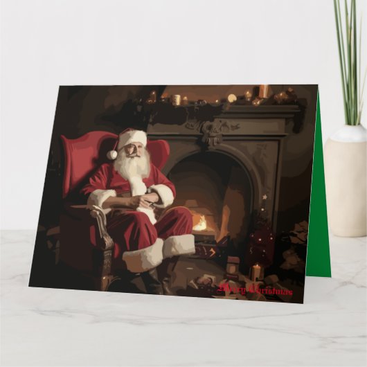Santa's Koele Hoekje Kaart (Voorkant)