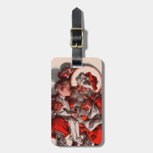 Santa's Lap Bagagelabel (Voorkant verticaal)